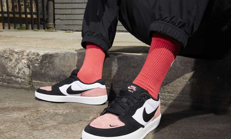 Nike SB Force 58 Skateboardschuh Sneaker pink salt/black/white/black in diversen Größen