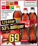 2 Kästen Franziskaner Weißbier für 20, 80 Euro / Coca-Cola, Mezzo Mix, Fanta, Sprite, die 1,25 l für 69 Cent / Pringles 1,39 Euro [Norma]