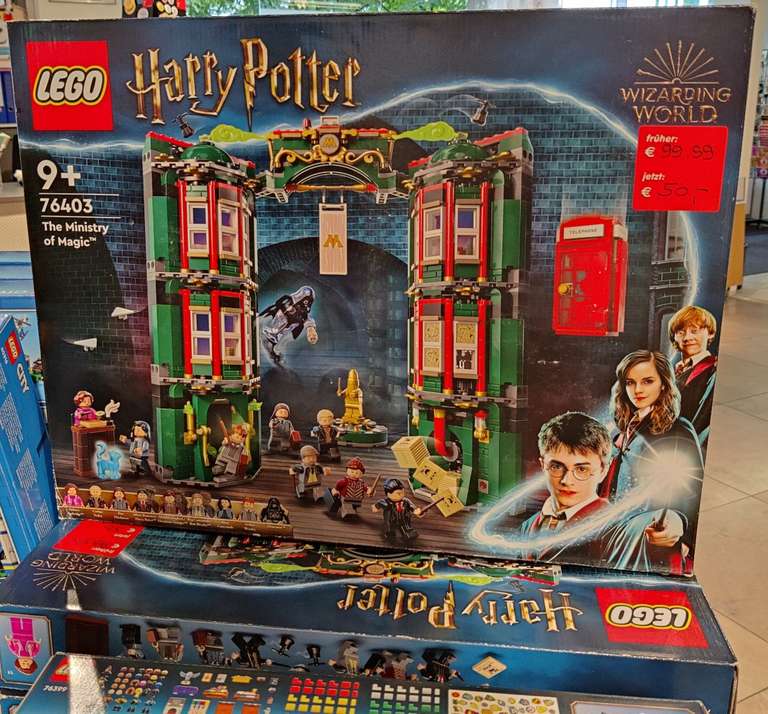 Lego Harry Potter Sets stark reduziert (UVP) bei Thalia Outlet Oberhausen z.B.: Lego 76402