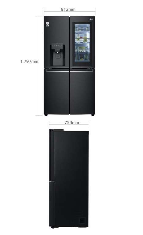 LG GMX945MC9F Multi-Door Kühl-/Gefriergerät über CB