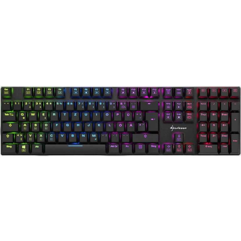Sharkoon PureWriter RGB Mechanische Low Profile-Tastatur