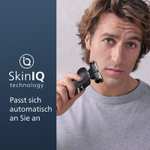 Philips Rasierer S9000 Prestige - Elektrischer Nass- und Trockenrasierer, Schwarz matt, Lift & Cut-Rasiersystem, SkinIQ Reinigungsstation
