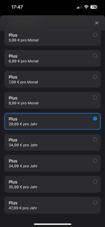 Finanzguru Plus Jahresabo 29,99€ statt 35,88€ (nur iOS?)