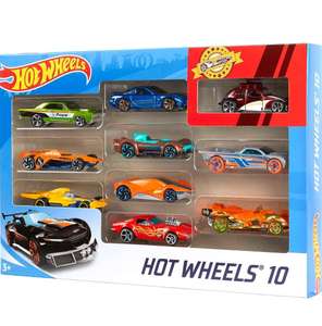 Hot Wheels 1:64 je 10 Spielzeugautos verschiedene Varianten, Action