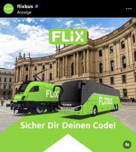 FlixBus - 20% Rabatt auf die erste Fahrt