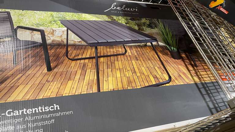 Erstaunlich Gartentisch Wetterfest Aldi Ebenbild
