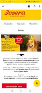 Josera gratis Hunde Spielzeug "Seppl" beim Kauf von 5 x 900 g Tray Hundefutter