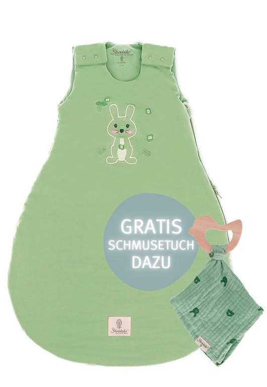Sterntaler Baby-Schlafsack mit gratis Schmusetuch