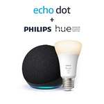 Echo Dot (5. Generation, 2022) + Philips Hue White Smart Bulb (E27)
