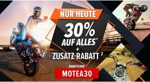 30% auf Motorradzubehör bei Motea