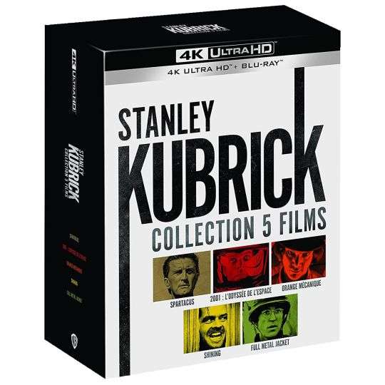 Nur 25,98 Euro: 5 x Stanley Kubrick 4K UHD mit 2001, Shining, Spartacus, Clockwork Orange und Full Metal Jacket