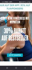 My Protein 30% Rabatt Code: MAI / 15 Fach Punkte Deutschlandcard