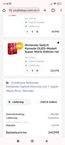 Switch OLED Mario Edition + Super Mario Bros. Wonder