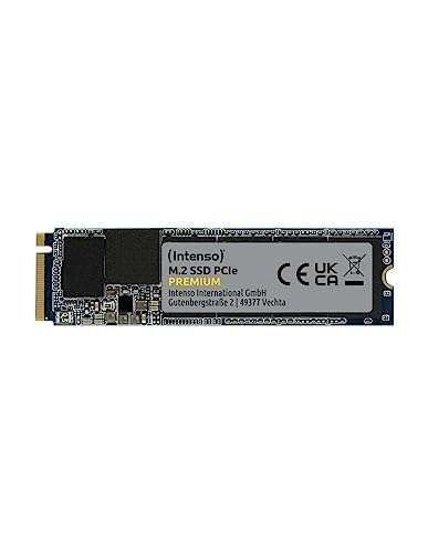 Intenso 1TB M.2 SSD PCIe Premium, bis zu 2100 MB/s, (PCI Express Gen.3x4 NVMe 1.3, Solid State Drive) (Prime/Saturn Abholung)