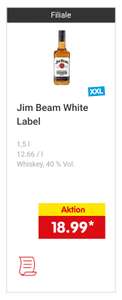 Jim Beam "White Label" 1,5 Liter