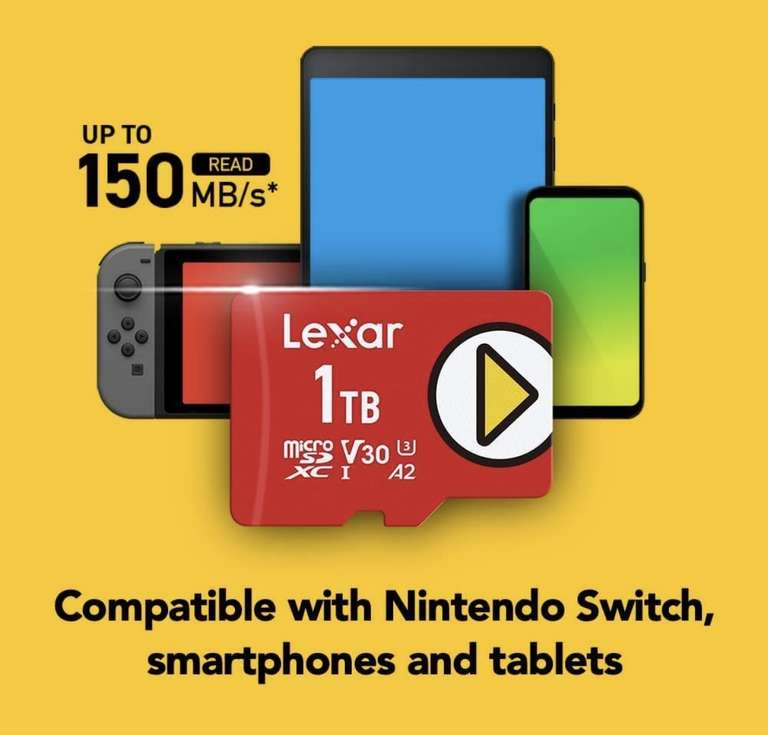 (Amazon) Lexar Play Micro SD Karte 1TB
