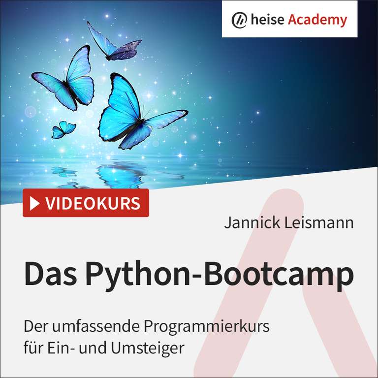 heise.de - Das Python Bootcamp: Der komplette Programmierkurs für Anfänger