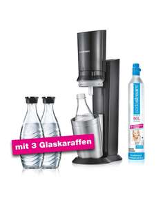[Aldi Nord] SodaStream Crystal 2.0 Vorteilspack Wassersprudler, mit 3 Karaffen