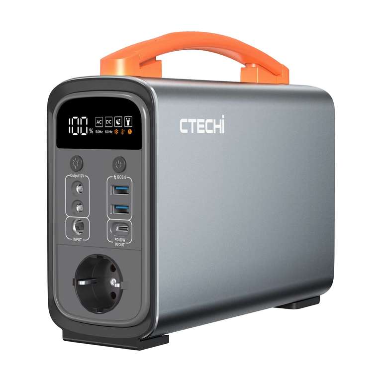 CTECHi GT200 Portable Powerstation 200W / 320Wh LiFePO4 Battery - Neuer Bestpreis
