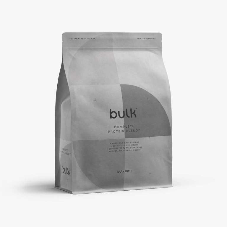 BULK Whey Complete Proteinmix - 2.5KG für 37,49 EUR (15 EUR / KG) (Nur noch Schoko & Banane vorhanden)