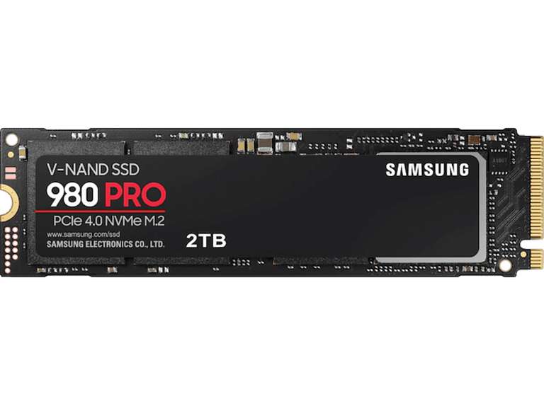 SAMSUNG 980 PRO, Festplatte Retail, 2 TB SSD M.2 via NVMe, intern