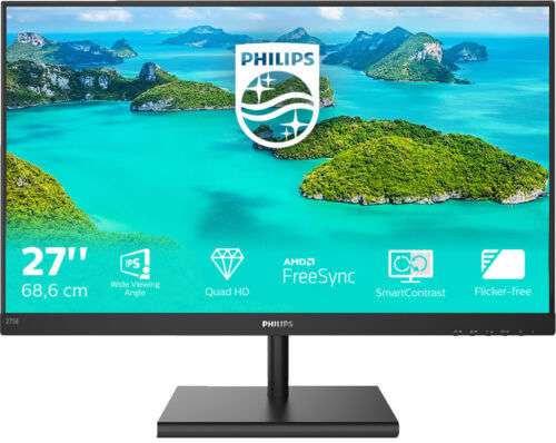 Philips 275E1S WQHD Monitor IPS 2560x1440 75 Hz VESA