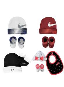 Nike Baby Socken Mütze Lätzchen Set 2 Teile / 3 Teile Neugeborene 0-6 Monate