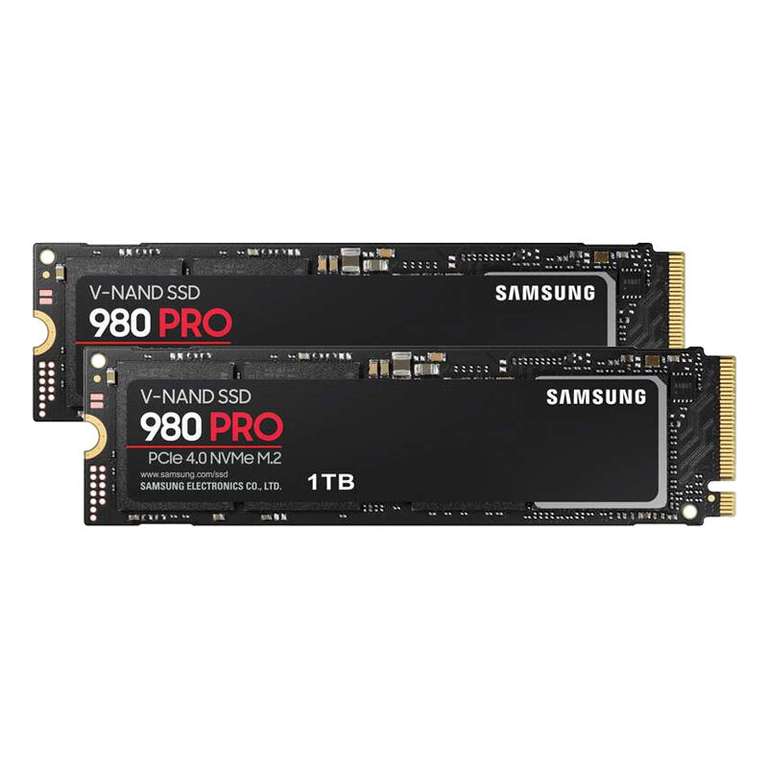 2x 1TB Samsung 980 Pro M.2 SSD [61,95 € pro Stück]