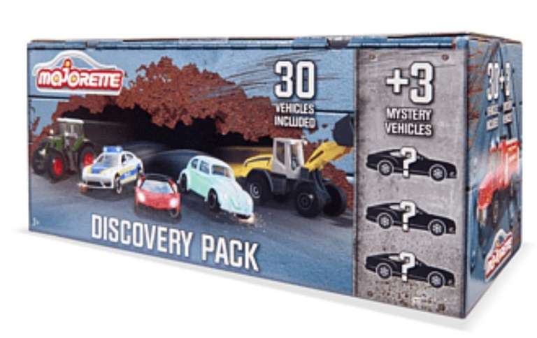 Majorette 30+3 Discovery Set, enthält 20 Spielzeugautos, 10 Premium Autos, 3 Spezial Autos, Maßstab 1:64 [MM/Saturn/Amazon]