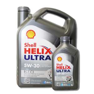 6 Liter Shell Helix Ultra ECT C3 5W-30 Motoröl 5+1 Liter