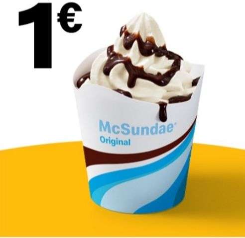 [McDonald's App] 1McSundae für 1€