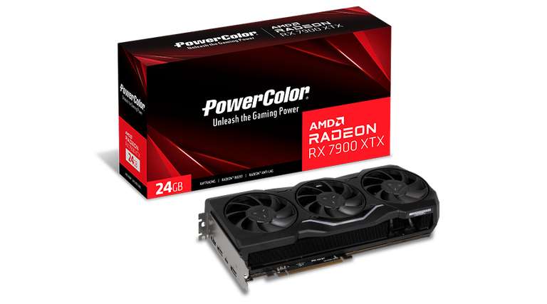 Powercolor Radeon RX 7900 XTX MBA oder Hellhound 24GB AMD Grafikkarte