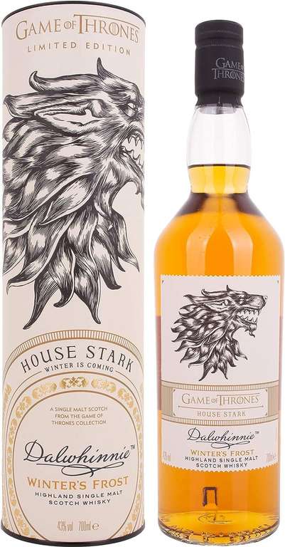 Dalwhinnie Winter's Frost Single Malt Scotch Whisky - Haus Stark Game of Thrones Limitierte Edition 43% vol. (1 x 0.7 l)