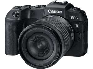 CANON Systemkamera EOS RP, schwarz mit Objektiv RF 24-105mm f4.0-7.1 IS STM (Media Markt Österreich)