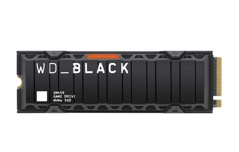 WD WD _Black SN850 mit Kühlkörper - Works with PlayStation 5*,, Gaming SSD, Sc (2TB)