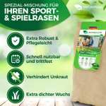 Rasensamen Sport und Spielrasen 10kg - Extra Robuster, Schnell wachsender Rasen - Rasensaat Spiel- und Sportrasen Made in Germany @ Garten