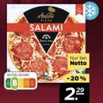 ANDONI Pizza Salami im 2er-Pack (2x350g) für 1,14½ €/Stk. bei NETTO (Scottie)