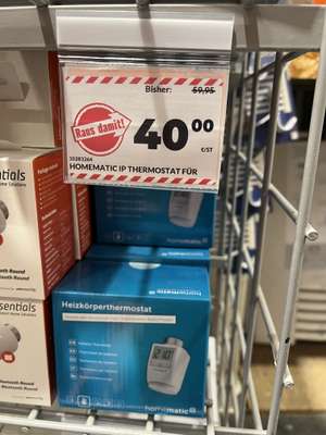 [Karlsruhe Hornbach Hagsfeld] Homematic günstige Thermostate (asaisonal kaufen)