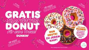 Kostenloser Sprinkle Donut zu jedem Kauf deutschlandweit