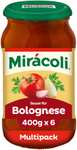 MIRÁCOLI Pasta Sauce für Bolognese (6 x 400g) (Prime Spar-Abo)