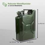 3x Kraftstoffkanister Dieselkanister + Ausgießer 5 oder 10 L (37,99€) Metallkanister UN Zulassung