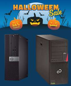 AfB Halloween Sale: Diverse gebrauchte PCs von Dell, Fujitsu, Lenovo & HP mit i5-6500, 8GB RAM, 250GB SSD & Win10 Pro ab 99€