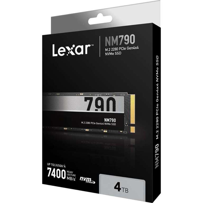 [Mindstar] 4TB Lexar NM790 M.2 2280 PCIe 4.0 x4 3D-NAND TLC