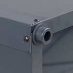 Abschließbare Auflagenbox Anthrazit 360L Metall