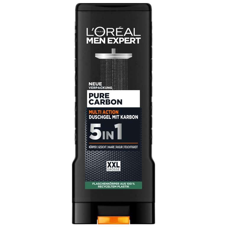 L'Oréal Paris Men Expert 5in1 XXL Duschgel für Männer 1x 400ml (Prime Spar-Abo)