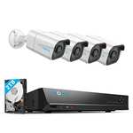 Reolink 4K Überwachungskamera Set RLK8-800B4-A, 8CH Videoüberwachung mit 4X 8MP PoE IP Kamera + 2TB HDD NVR 24/7, [amazon / Best-Preis?]