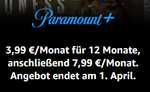 [PRIME] Paramount+ als prime Video Channel für 1 Jahr 3,99€/Monat (50% Rabatt)