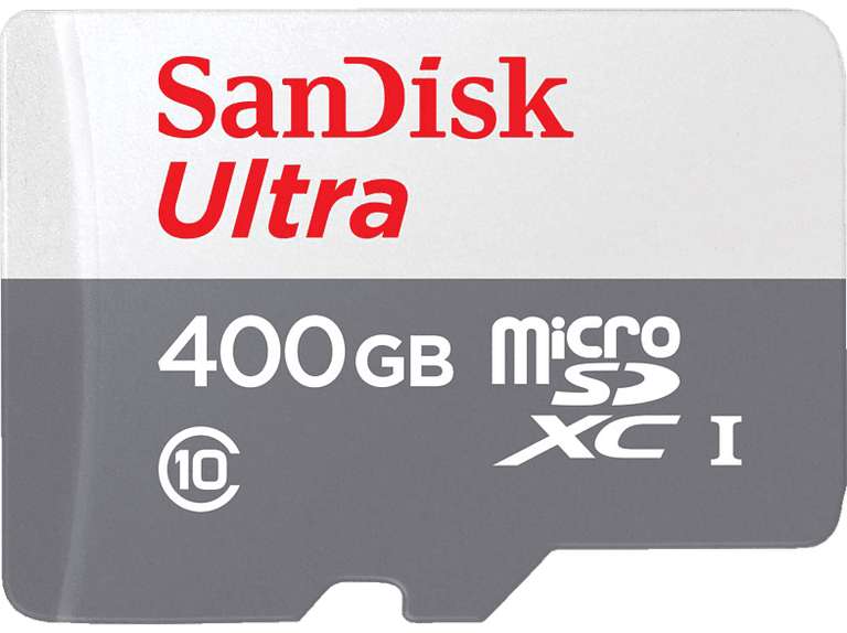 [Media Markt] SANDISK Ultra, Micro-SDXC Speicherkarte, 400 GB, 100 MB/s, R100 UHS-I