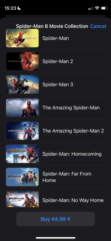 Spiderman No way Home- im 8 Filme Bundle (4K)