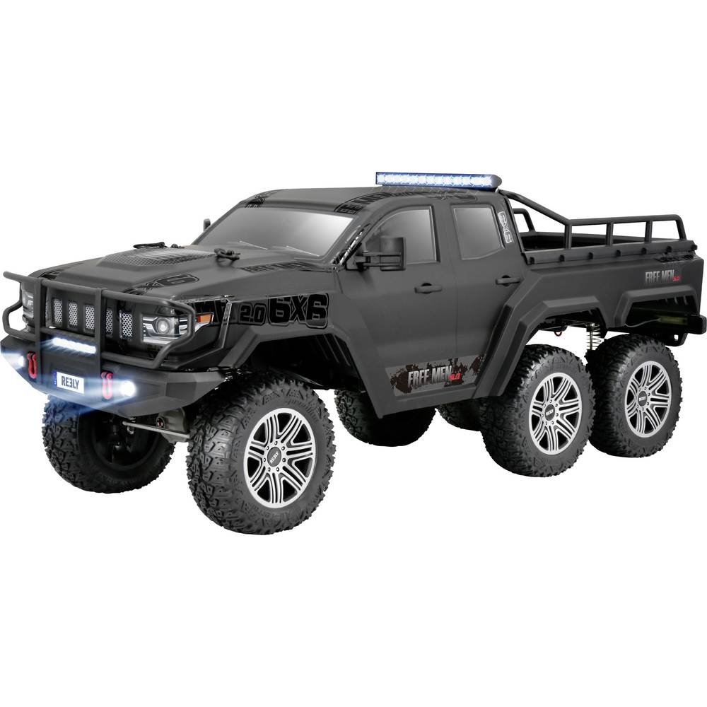 Reely FreeMen 2.0 6x6 (RE-7070580) | RC Auto 1/10 66x24x26cm 4kg | 2s brushed | 100% RTR 6WD | Bestprice | Free Man 2.1 (RE-8678829) 131,67€